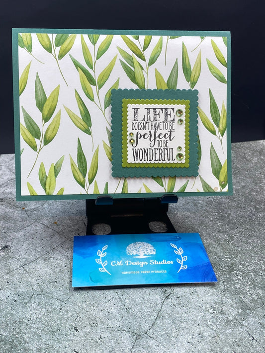 Encouragement Leaf Card