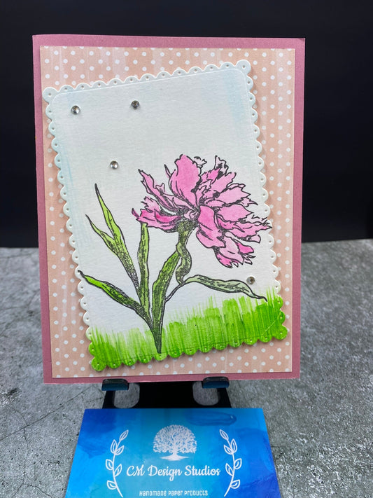 Pink Flower Card