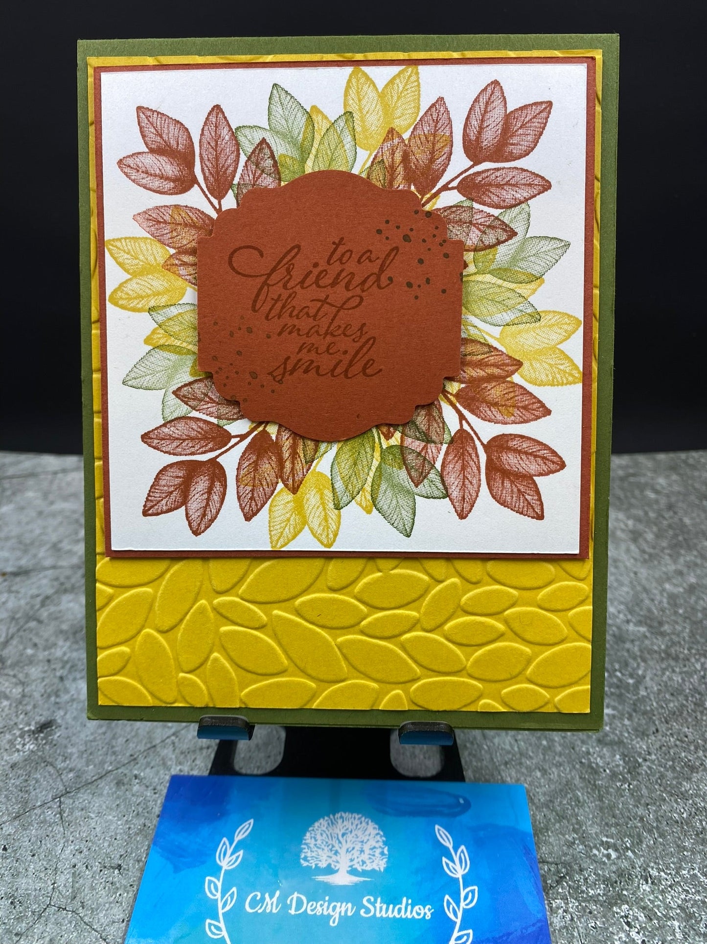 Fall Wreath Friendship Card