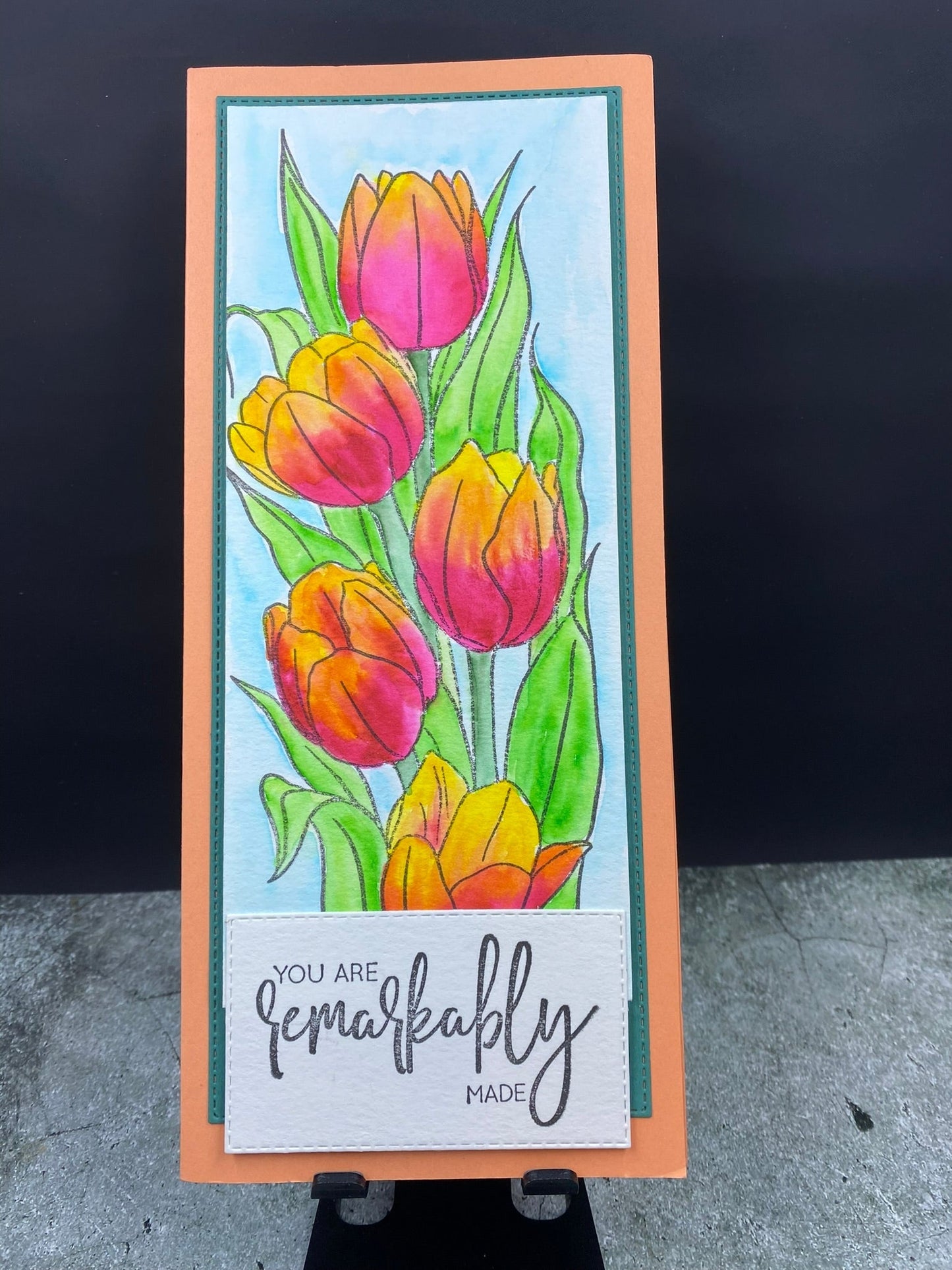 You Are Remarkably Made Tulip Slimline - CM Design Studios