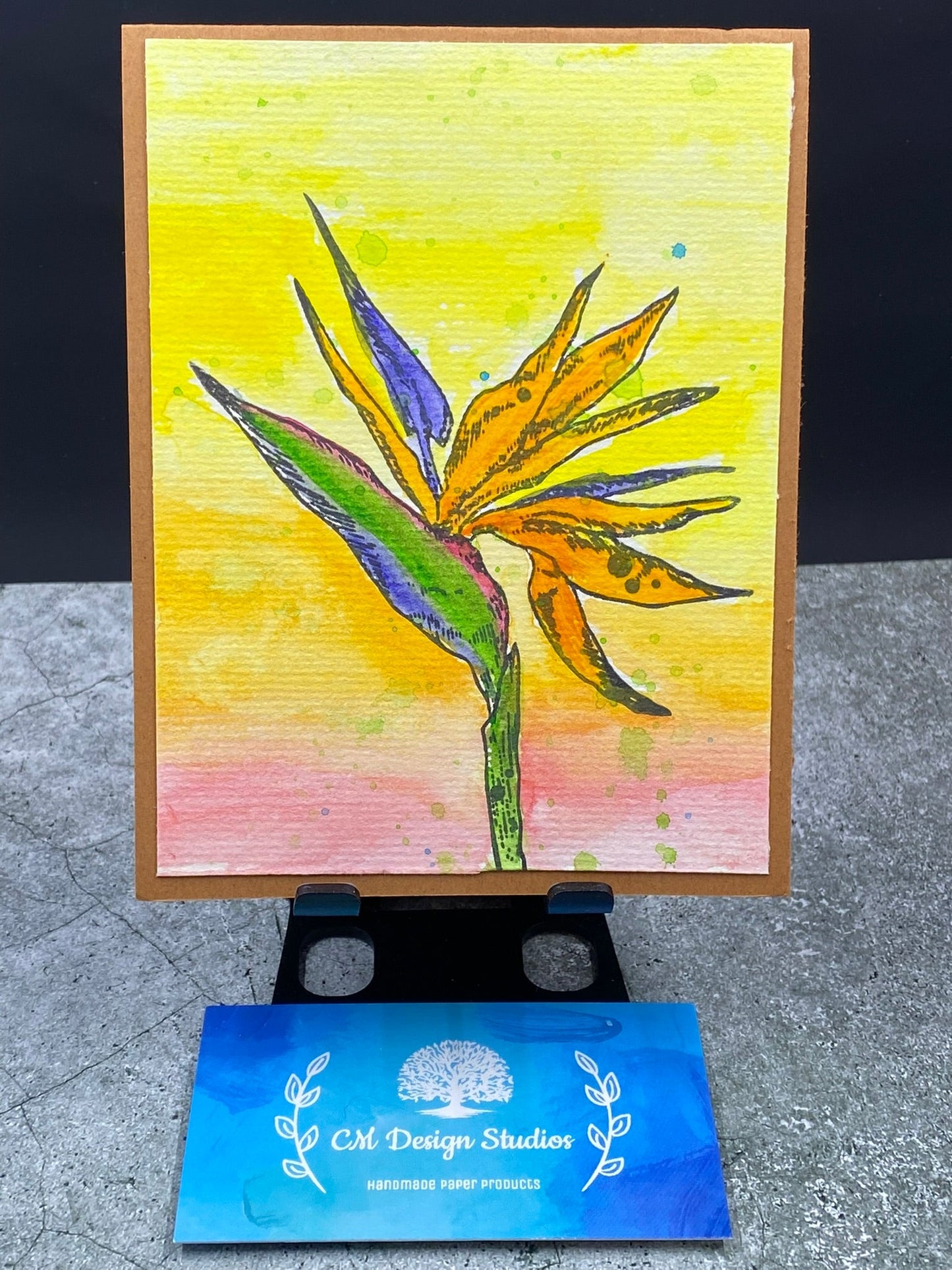 Bird of Paradise Note Card