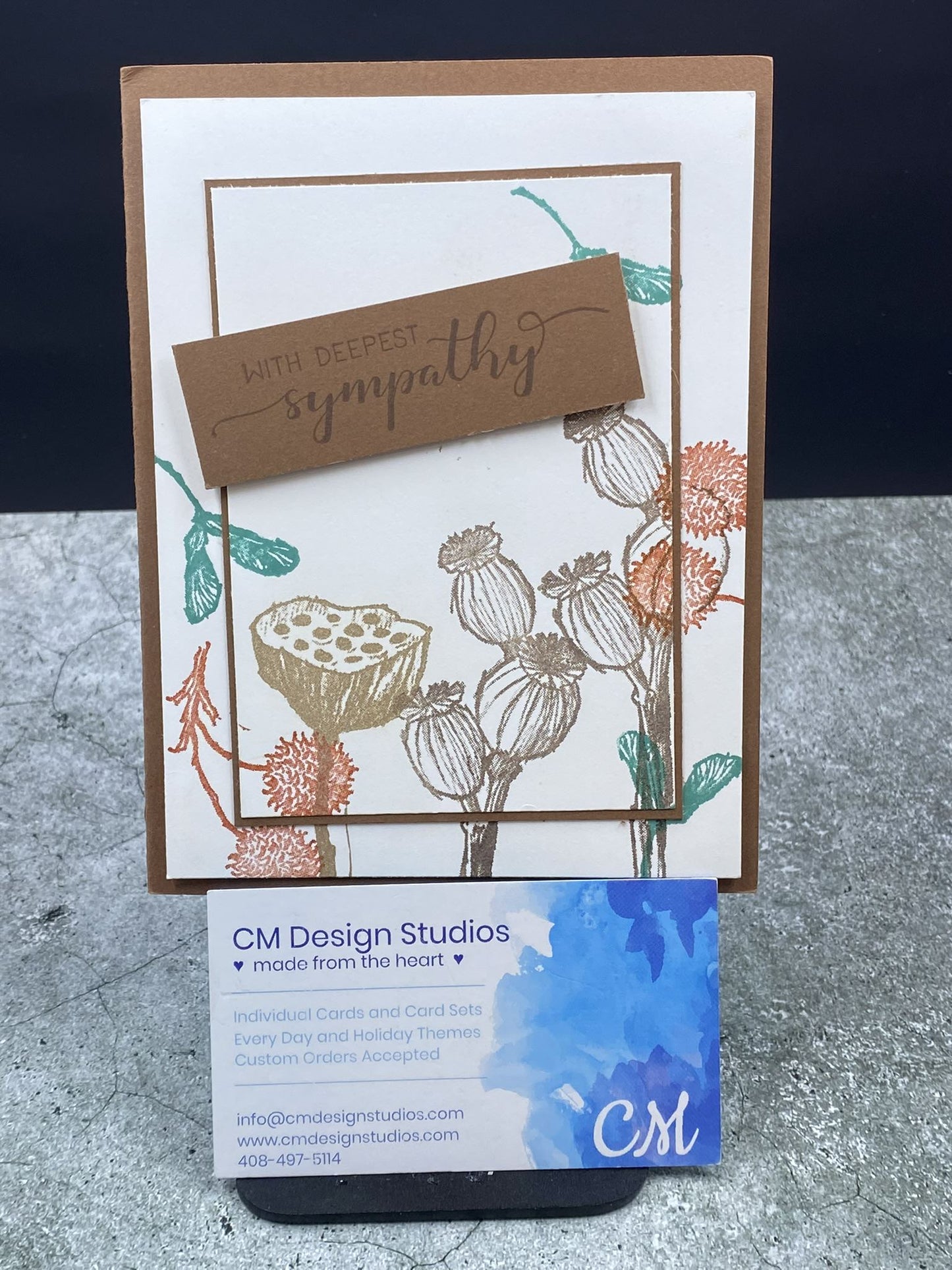 Sympathy Card - CM Design Studios