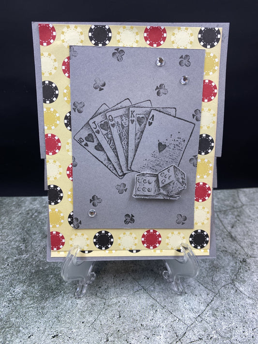 Playing Card Greeting Fancy Fold